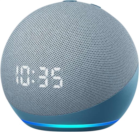 Amazon Echo Dot 4th Gen (B7W644) with Clock - Twilight Blue, C